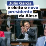 JULIO GARCIA É ELEITO O NOVO PRESIDENTE DA ALESC