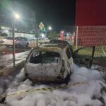 Homem é preso após atear fogo em próprio veículo durante abordagem policial em São João Batista